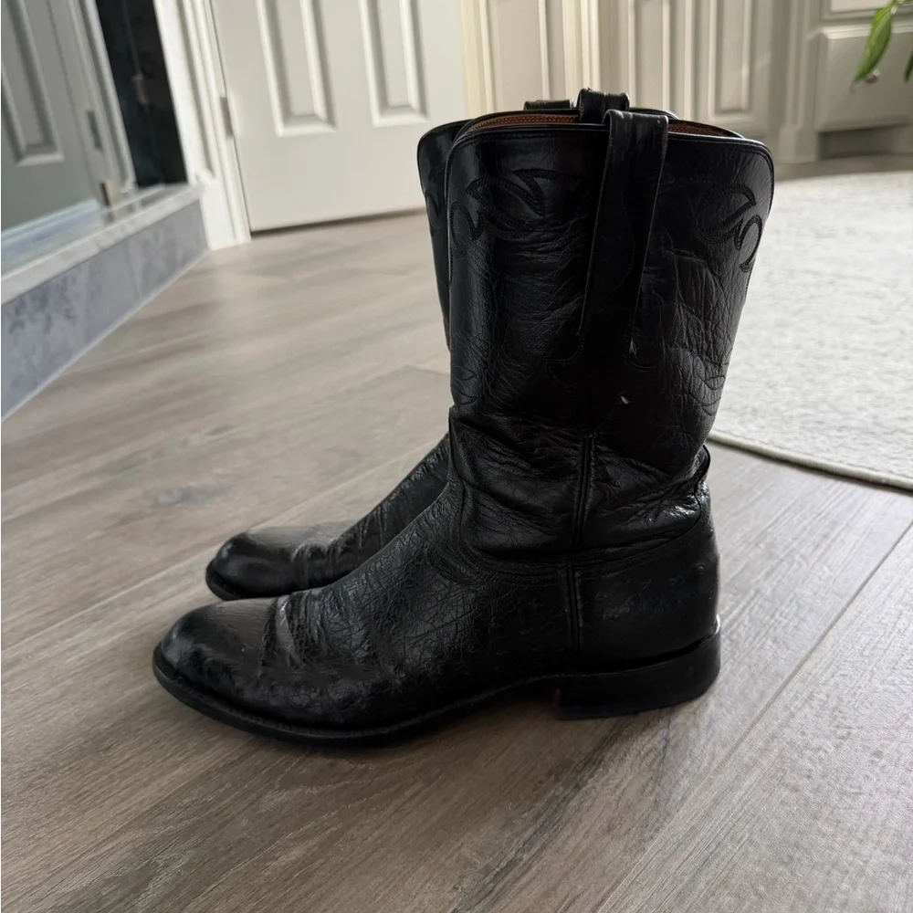 Lucchese smooth ostrich